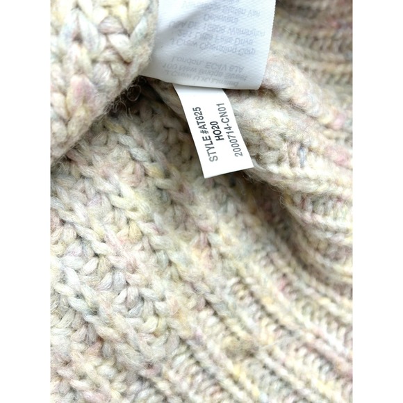 J. Crew Women's S Merino Wool Blend Pastel Rainbow Confetti Cozy Knit Sweater - Picture 12 of 13